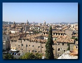 uitzicht over Rome vanaf het terras van het Capitolijns museum�