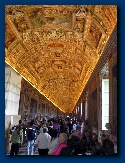 Italiaanse landkaarten galerij in het Vaticaans Museum�